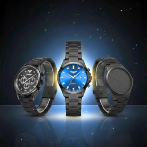Midnight Black Luxury Watch Collection – Timeless Power Edition